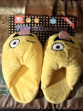 Women's Emoji Themed Cozy Slip In Scuff Style Fun Slippers