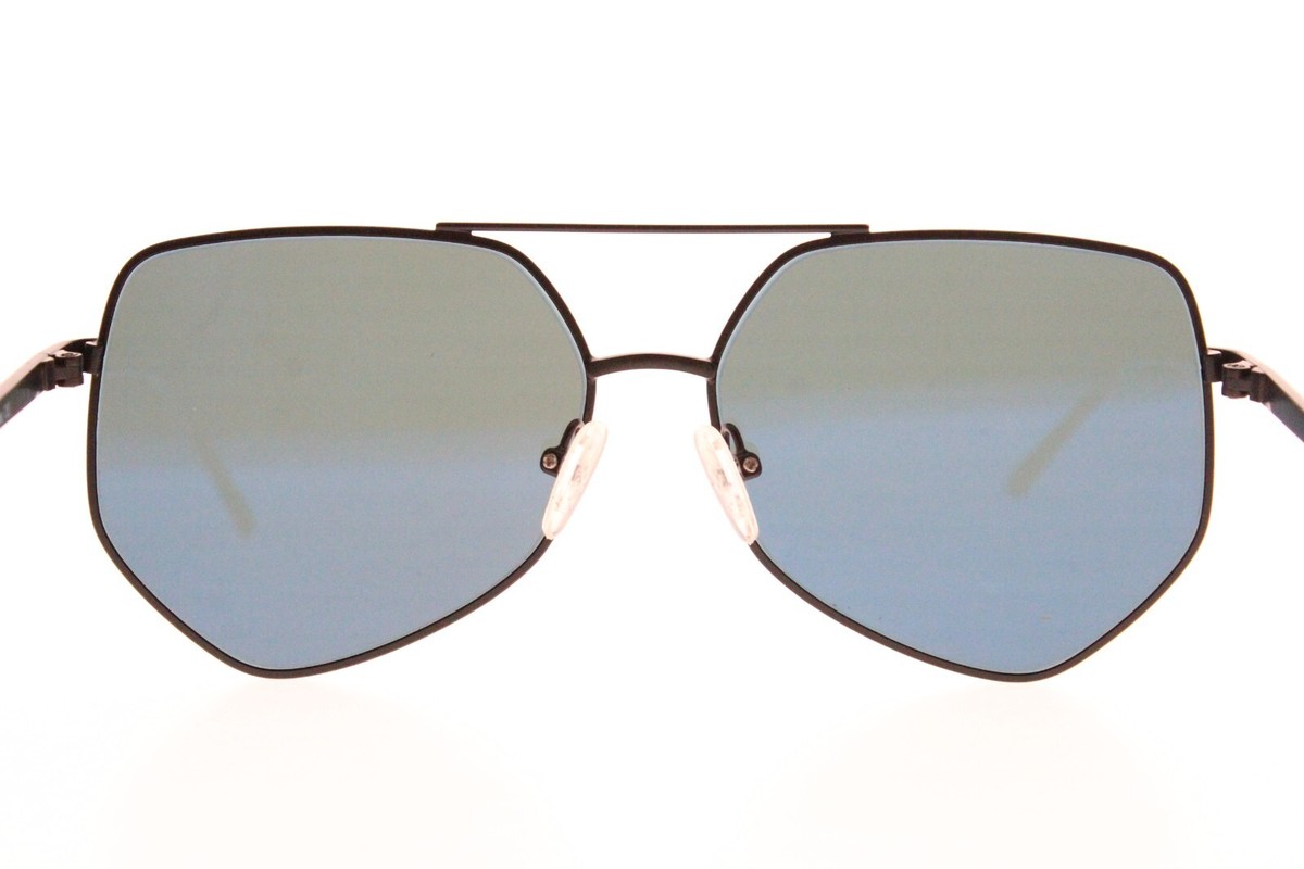 Bonnie Clyde Figueroa Black Matte Metal Sunglasses Purple  display picture 1