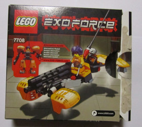 VINTAGE LEGO EXO-FORCE 7708 RYO 2006 UNUSED OPEN BOX SEALED COMPONENTS RETIRED