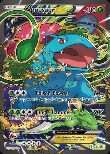 Pokemon Venusaur-EX (XY123/211) XY Black Star Promos HP HOLO