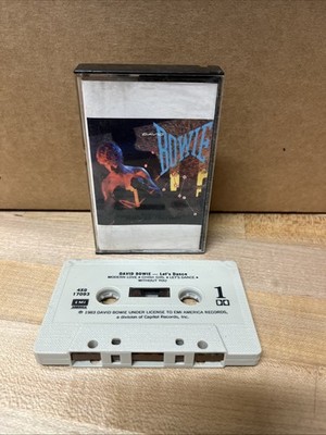 David Bowie, Let's Dance, Audio Cassette Tape 1983, Modern Love & China Girl B3