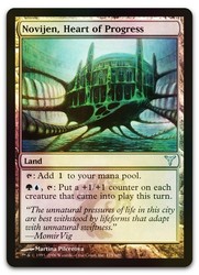 Novijen, Heart of Progress #175 Foil Dissension MTG