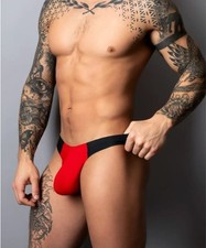 MALE POWER HOT BONG THONG RED BLACK