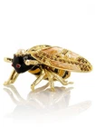 Keren Kopal bee Hand made Trinket box Decorated with Austrian Crystals