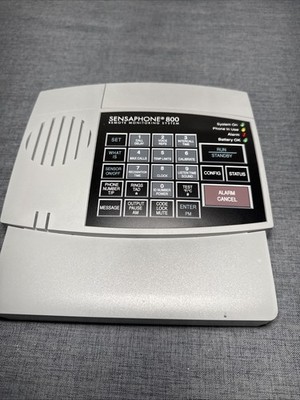 Sensaphone Model 800 Desktop Monitoring System Monitor 8 Different Zones