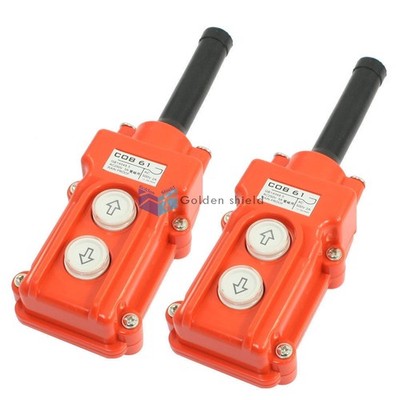 2pcs Forward Reverse Control   Push Button Switch AC 250V 5A Kd #tp