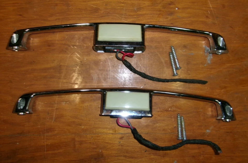 1963 Cadillac Eldorado + Fleetwood Interior Cromado Porta Puxa Original OEM - Imagem 4 de 4