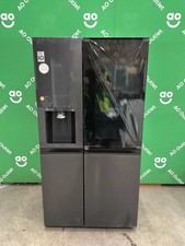 LG American Fridge Freezer Total No Frost Black Steel GSXE91EVAD #LF122679