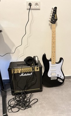 Kramer Focus VT-211S E-Gitarre Focus Serie Solidbody Schwarz 6-saitig RH 21B