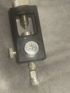 Paintball Fill Adapter with Pressure Gauge for Tank Fill Station