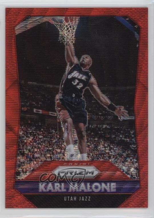 2015-16 Panini Prizm Ruby Wave Prizm 17/350 Karl Malone #259 HOF ic4