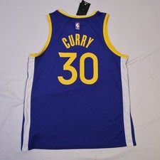 NWT Fanatics Steph Curry 30 Golden State Warriors Mens Medium Jersey Royal