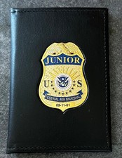 FAMS  - vintage JUNIOR  Air Marshal b & wallet & cred set