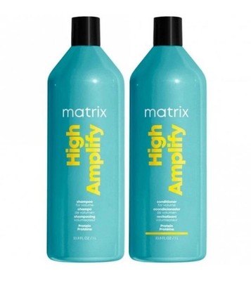 MATRIX NEW TOTAL RESULTS HIGH AMPLIFY SHAMPOO & CONDITIONER -1000ML/LITER