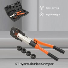Hydraulic Copper Tube Crimping Tool 10T/100KN For Narrow Spaces and Tee Fittings