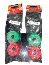 4PC Self Wrap Fastener Side Hook Loop Cable Wire Tie Straps Reuse Reclose 18"
