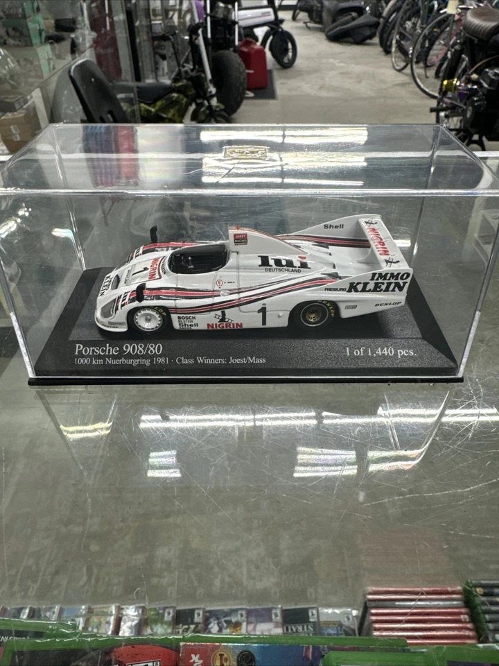 1/43 Minichamps Porsche 908/80 Clas Winner 1981 1000 km Nurburgring Car 01 CS051 - Image 3 of 4