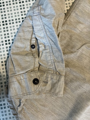 Men’s Shirt Large Label Lab London High Quality Designer Fashion Clothing Beige - Picture 9 of 24