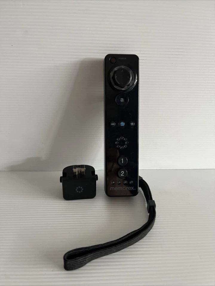Memorex Game Controller Remote Motion Plus For Nintendo Wii With Nunchuck Black - Image 2 of 4