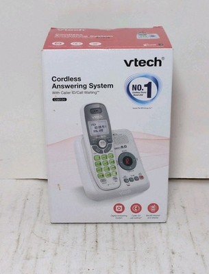 VTech CS6124 DECT 6.0 Cordless Phone Answering System Caller ID White
