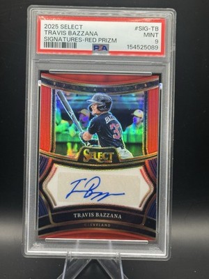 Travis Bazzana 2025 Select Signatures Red Prizm /99