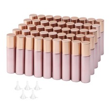 Newzoll 45Pcs 10ml Glass Roller Bottles Essential Oils, Roll On Vials 21RT33013