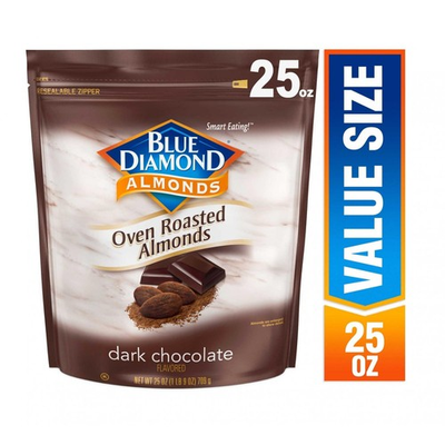#ad #ad Blue Diamond Almonds Oven Roasted Cocoa Almonds Dark Chocolate 25 Oz. $7.99