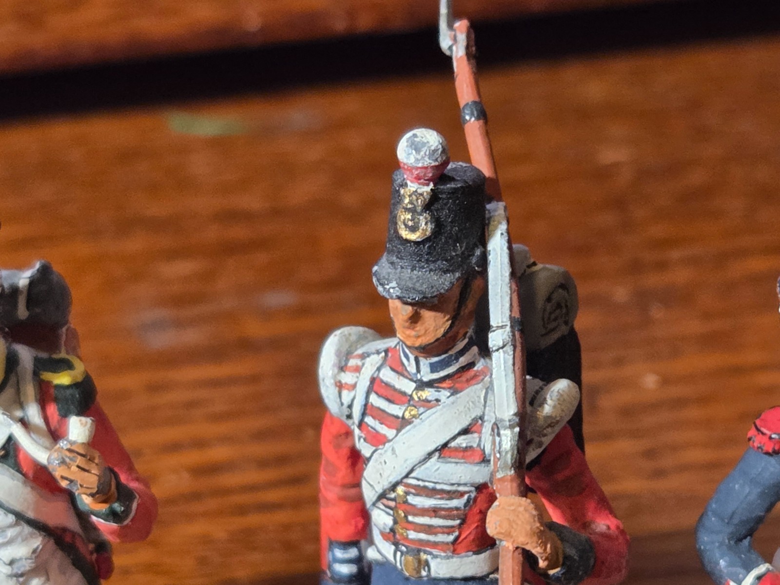 French Imperial  Guards GrenadiersLead Painted Soldiers Napoleanic Era  SET OF 4