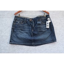 Gap Limited Edition Womens Denim Mini Skirt Dark Wash Blue Size 12 646534-00-1