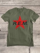 Collection R.E.M. band 1995 Heavy Cotton Green All Size T Shirt  20D1260