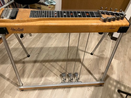 Sho-Bud Maverick 10 String Pedal Steel Guitar E9 3 Pedal 1 Lever Vintage USA