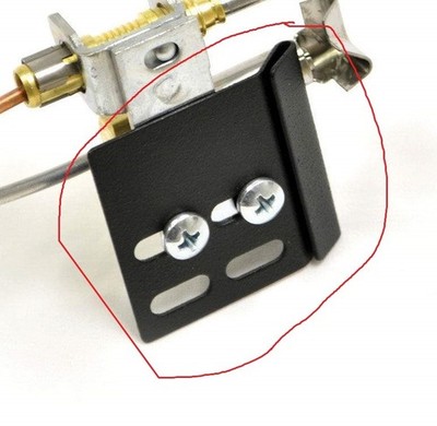 HPC Gas Log Safety Pilot Black Steel Burner Mounting Bracket ''ONLY'' 120 New
