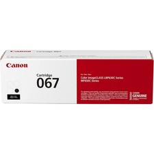 Canon Genuine 067 Black Toner Cartridge Compatible with LBP633Cdw, LBP632Cdw