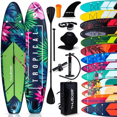  SUP Board 320cm Aufblasbar Set Paddel Surfboard bis 150kg Komplettset THUNDER 