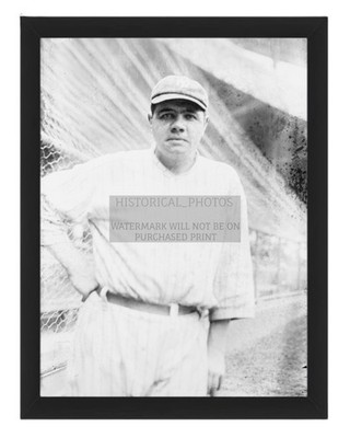 BABE RUTH BASEBALL NEW YORK CITY 1920 8X10 FRAMED PHOTO
