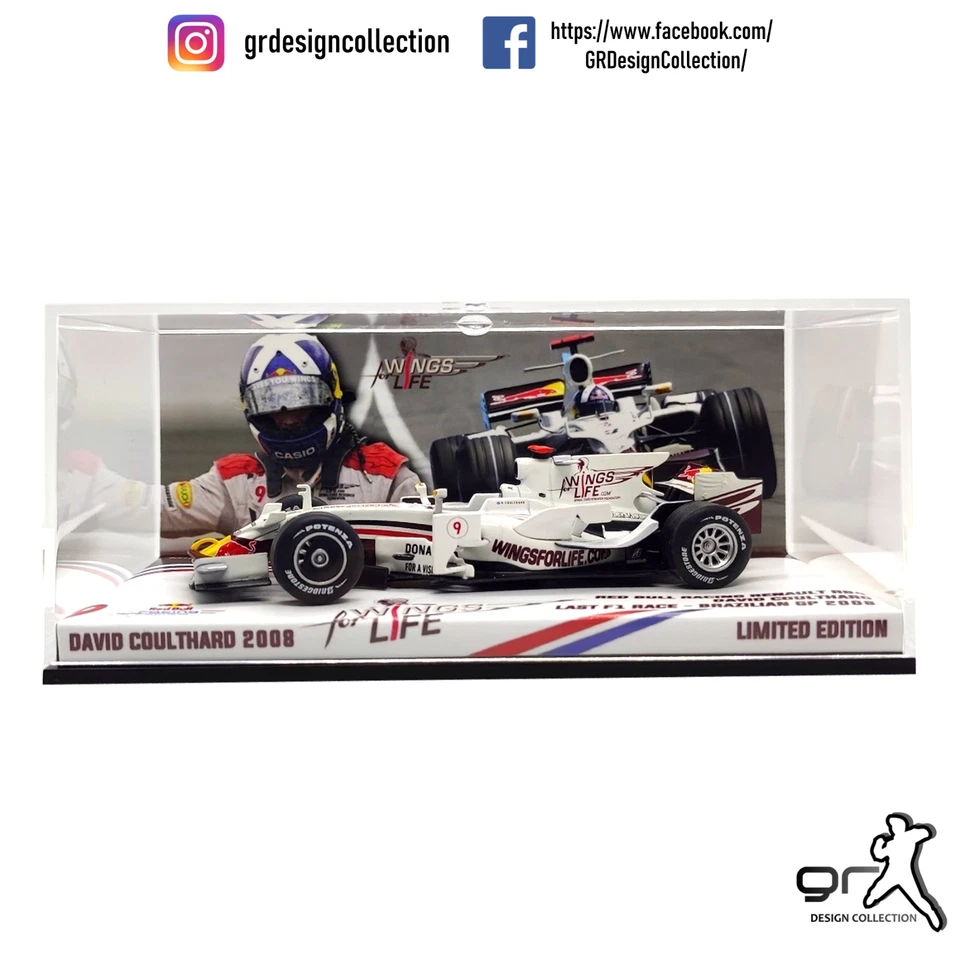 David Coulthard - Red Bull RB4 - F1 Brazilian GP 2008 / Altaya  IXO / 1:43 - Immagine 2 di 4