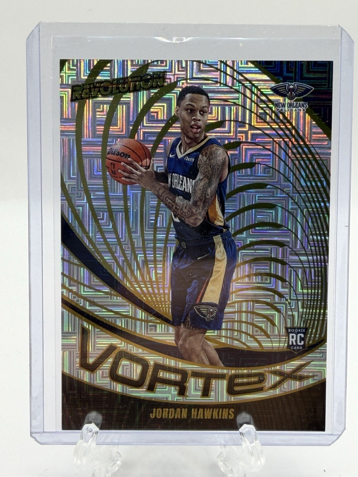 2023 Panini Revolution #7 Jordan Hawkins RC Vortex Levels
