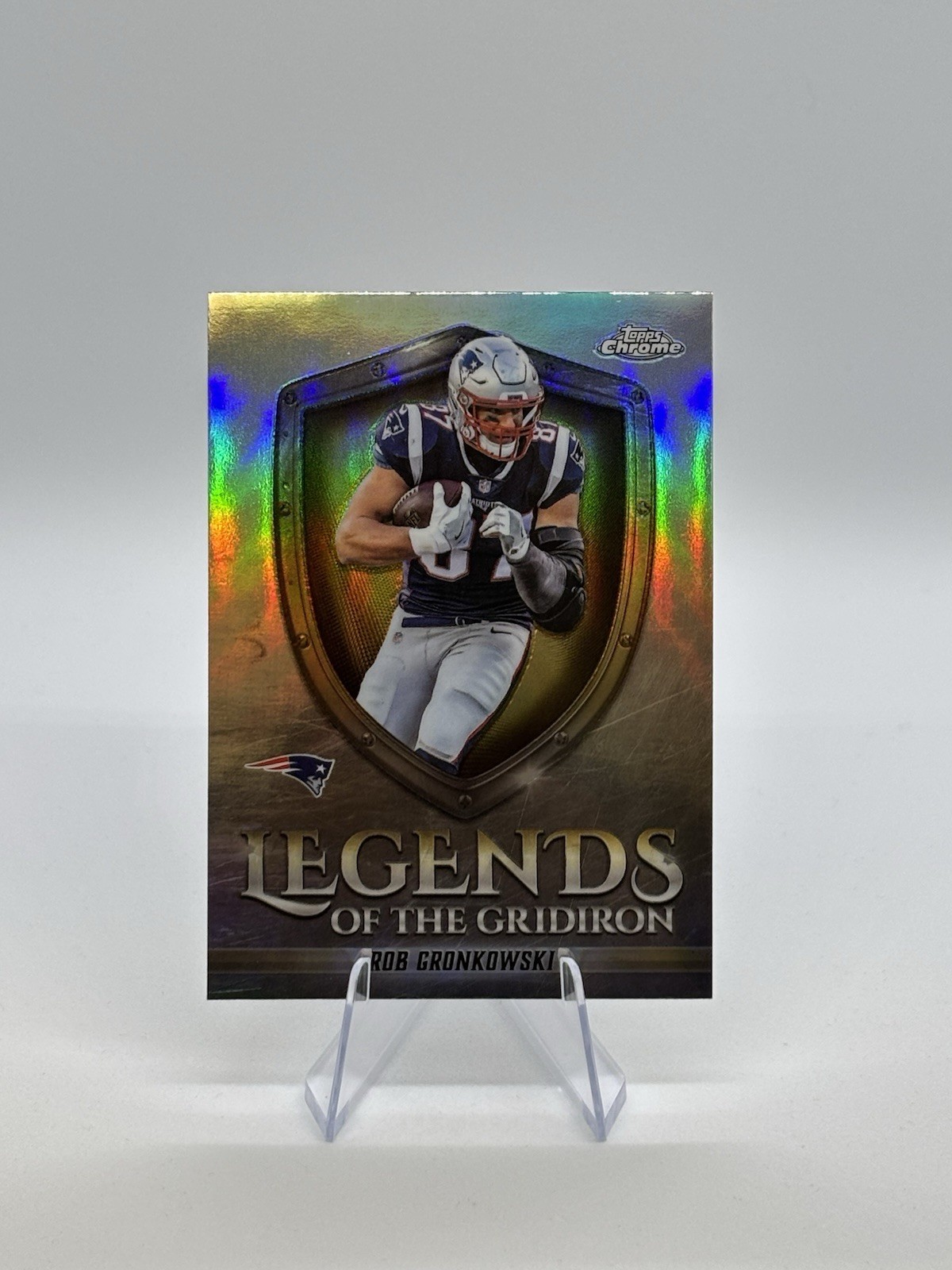 2025 Topps Chrome Rob Gronkowski Legends of the Gridiron Refractor #LOG-29