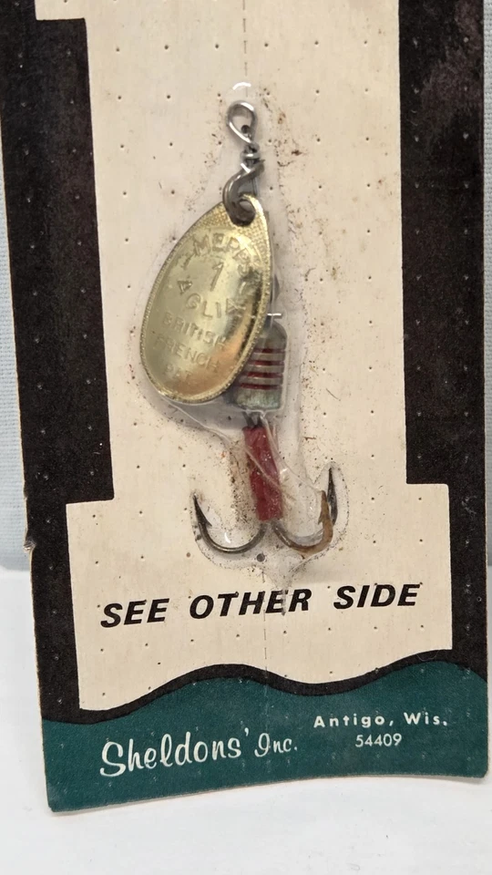 Mepps Aglia Spinner & Comet Talla #1 Plata Oro BRITÁNICO FRANCÉS Asesino Lote de 2 Foto 3 de 4