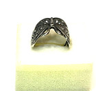925 Sterling Filigree Butterfly Ring CZ Accent Sz 6.25. — photo 5