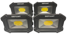 LOT OF 4 Defiant Rechargeable Magnetic Utility Light Foldable Handle 90838
