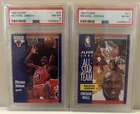 1991 Fleer Michael Jordan 2-card PSA 8 Lot 🔥 JUST GRADED #29 and #211 🔥