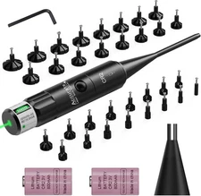 Laser Bore Sight Kit for All Calibers, Professional Bore Sighter 