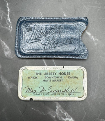 The Liberty House May's Market Name Plate - Waikiki & Kailua Oahu, Hawaii