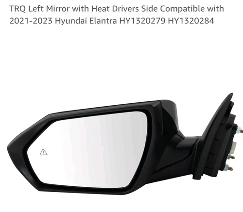 Hyundai Elantra Door Mirror TRQ MRA16001