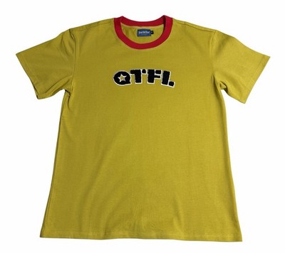 Quarterfinal Pushing Limits Logo Yellow Red T-Shirt Men s Regular Size M