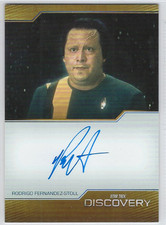 Star Trek Discovery Season 5 autograph of Rodrigo Fernandez-Stoll as Cmd Nalas