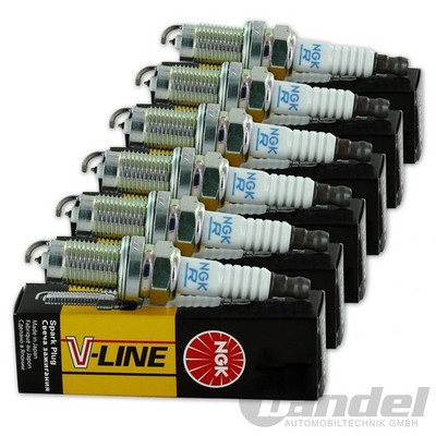 6x NGK ZÜNDKERZEN passend für MERCEDES C E G S KLASSE COUPE SL 1989-2001