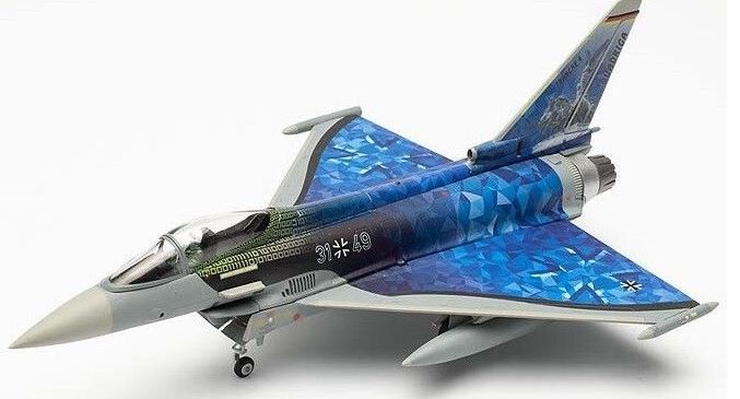 Maquette Eurofighter Typhoon Luftwaffe Herpa 1/200 avion de chasse miniature TaktLwG 31
