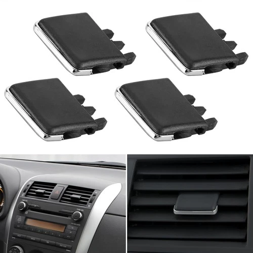 4PCS Universal Car Front Center AC Vent Air Conditioning Vent Outlet Tab Clips